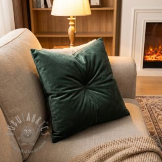 Tkanina aksamit VELVET LIGHT dark pine