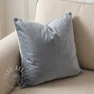 Tkanina aksamit VELVET PREMIUM blue grey