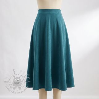 Tkanina aksamit VELVET LIGHT light petrol