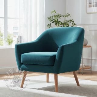 Tkanina aksamit VELVET LIGHT dark petrol