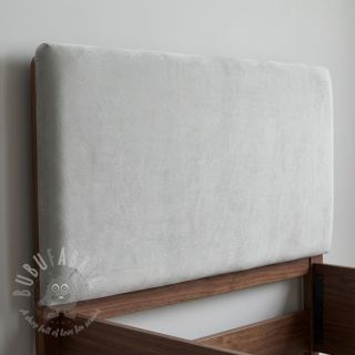 Tkanina aksamit VELVET PREMIUM light grey