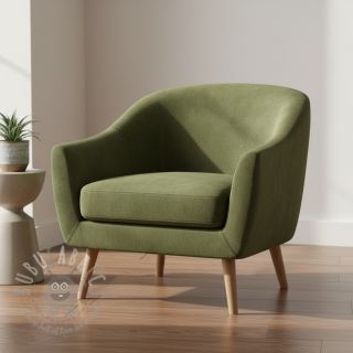 Tkanina aksamit VELVET PREMIUM khaki