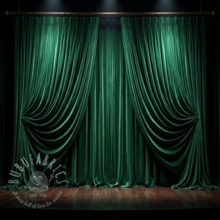 Tkanina aksamit VELVET LIGHT forest green