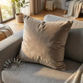 Tkanina elastyczny aksamit VELVET STRETCH taupe