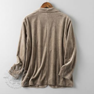 Tkanina elastyczny aksamit VELVET STRETCH taupe