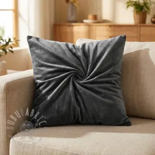 Tkanina elastyczny aksamit VELVET STRETCH dark grey