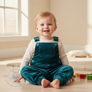 Tkanina elastyczny aksamit VELVET STRETCH petrol