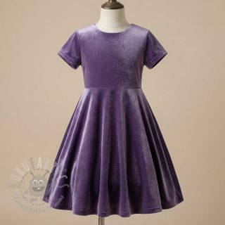 Tkanina elastyczny aksamit VELVET STRETCH violet