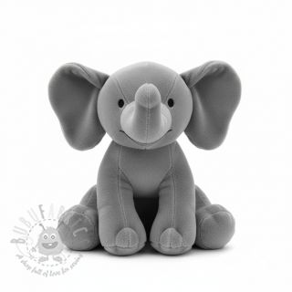 Tkanina elastyczny aksamit VELVET STRETCH light grey