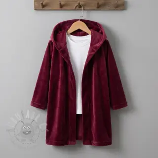 Tkanina elastyczny aksamit VELVET STRETCH bordeaux