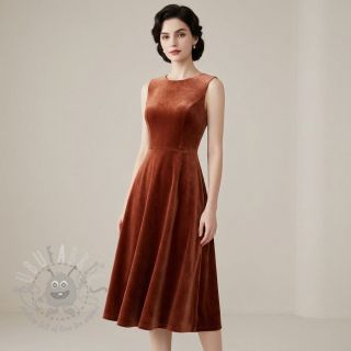 Tkanina elastyczny aksamit VELVET STRETCH brick