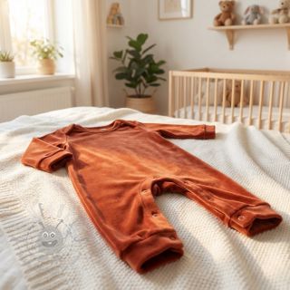 Tkanina elastyczny aksamit VELVET STRETCH brick