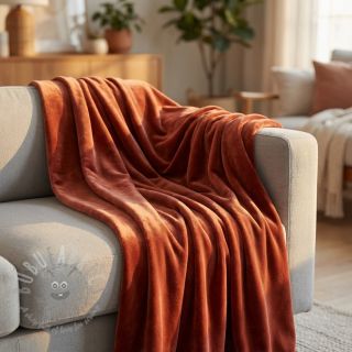 Tkanina elastyczny aksamit VELVET STRETCH brick