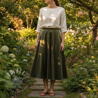 Tkanina elastyczny aksamit VELVET STRETCH camo green