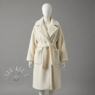 Tkanina elastyczny aksamit VELVET STRETCH white