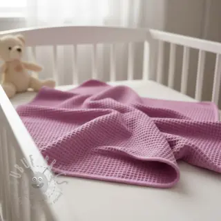 Wafel bawełniany pink