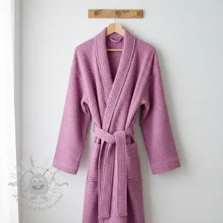 Wafel bawełniany pink