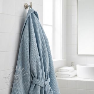 Wafel bawełniany blue heaven