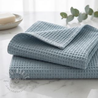 Wafel bawełniany blue heaven