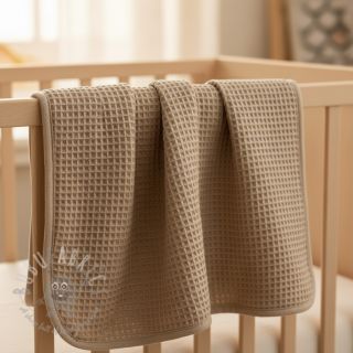 Wafel bawełniany khaki