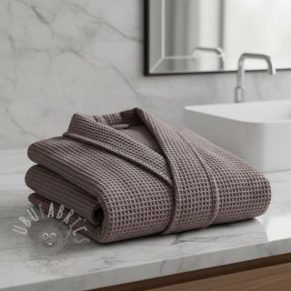 Wafel bawełniany taupe