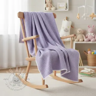 Wafel bawełniany bright lilac