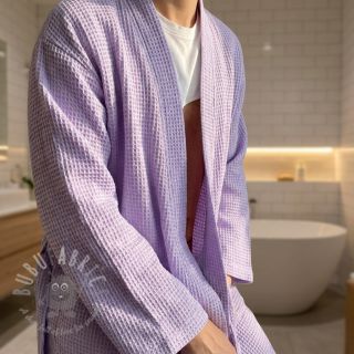 Wafel bawełniany bright lilac