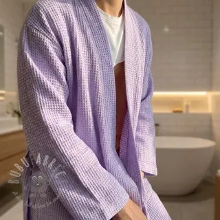 Wafel bawełniany bright lilac