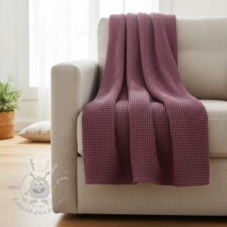 Wafel bawełniany purple