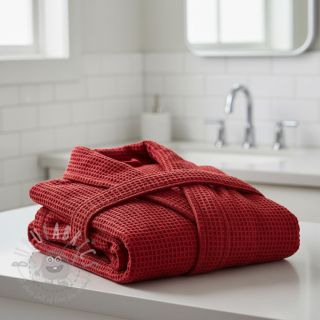 Wafel bawełniany red