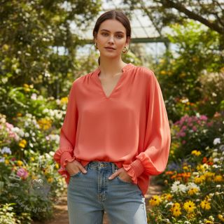 Wiskoza RADIANCE coral