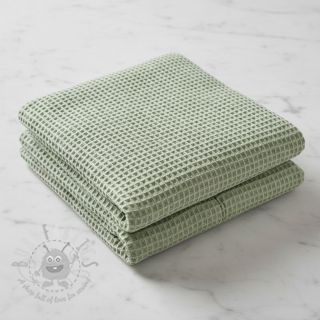 Wafel bawełniany dark mint