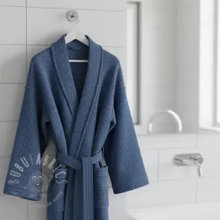 Wafel bawełniany jeans