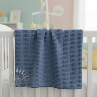 Wafel bawełniany jeans