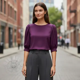 Wiskoza RADIANCE dark purple