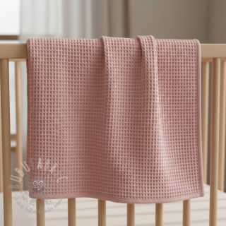 Wafel bawełniany wybielany róż