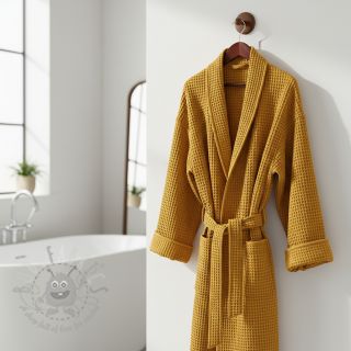 Wafel bawełniany ochre