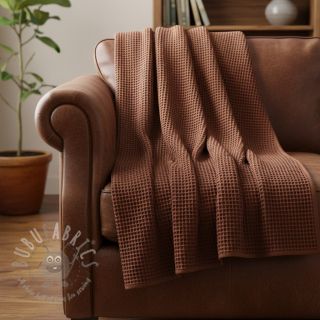 Wafel bawełniany brique