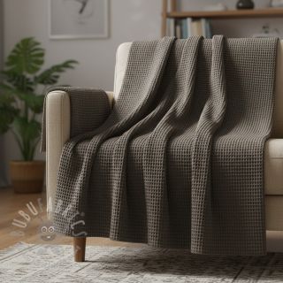 Wafel bawełniany anthracite