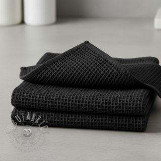 Wafel bawełniany black