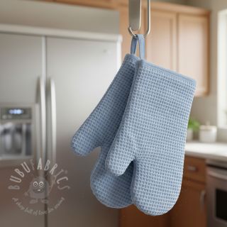 Wafel bawełniany blue