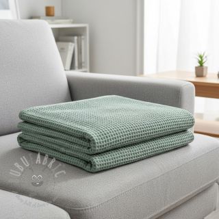 Wafel bawełniany dark green