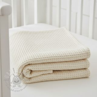 Wafel bawełniany ecru