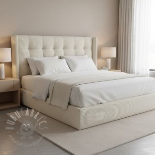 Wafel bawełniany ecru