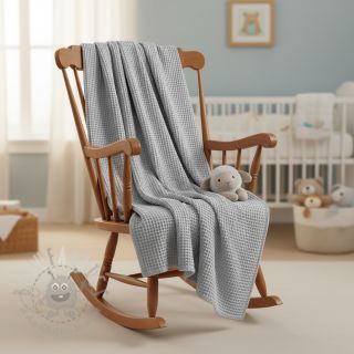 Wafel bawełniany grey