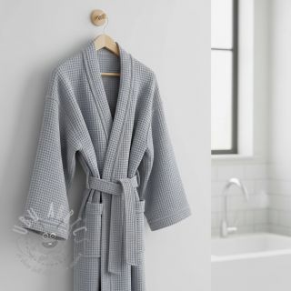 Wafel bawełniany grey