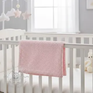 Wafel bawełniany light rose