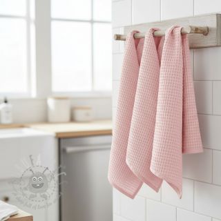 Wafel bawełniany light rose