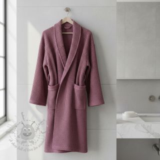 Wafel bawełniany mauve