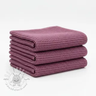 Wafel bawełniany mauve